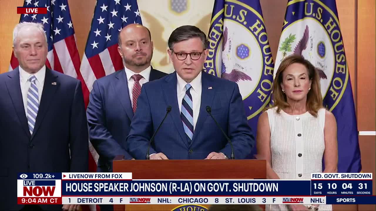 Speaker Johnson, House Republicans on day 16 of Government shutdown