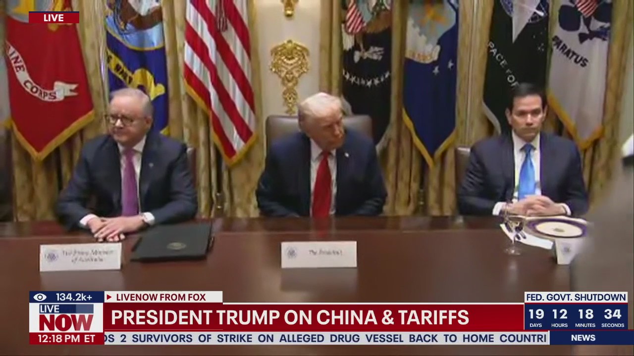 President Trump on China & tariffs