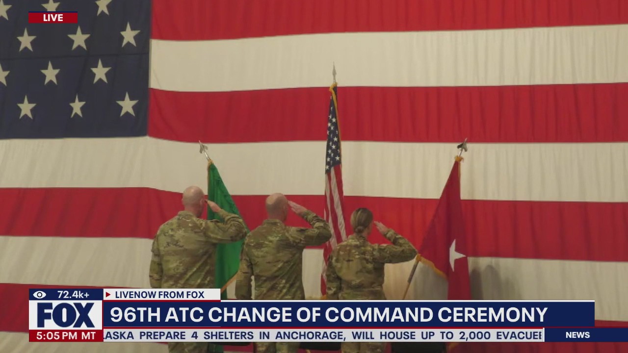 96th ATC Change of Command Ceremony