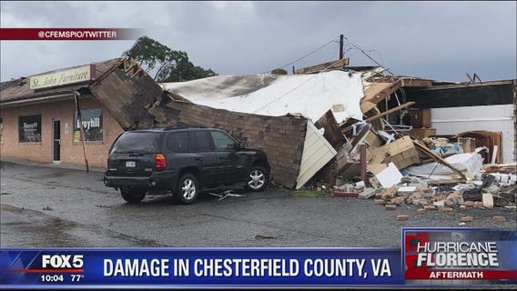 1 dead in Richmond area after apparent tornado from remnants of Florence