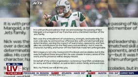 Former Jets center Nick Mangold dies at 41