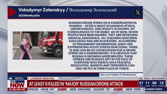 Russian drone strike kills 6