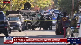 D.C. Police at barricade scene linked to shooting