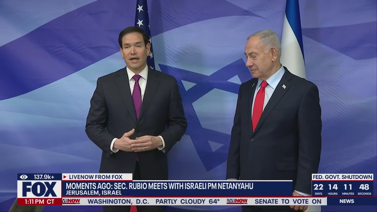Sec. Rubio & Netanyahu meet in Israel