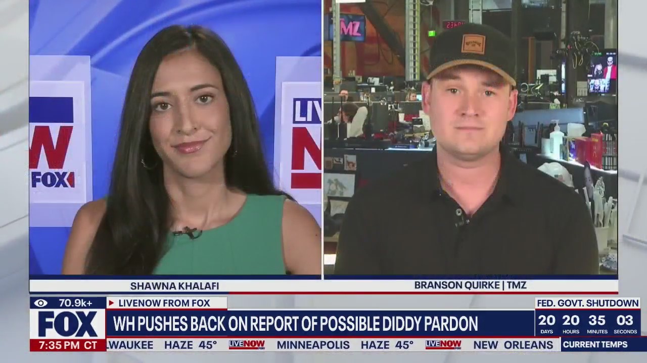 TMZ: WH pushes back on possible Diddy pardon