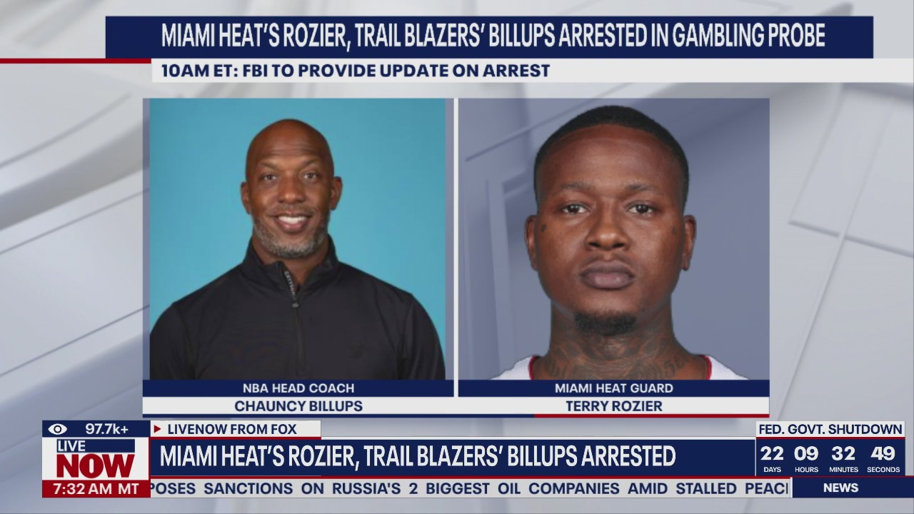 Billups, Rozier arrested in gambling probe