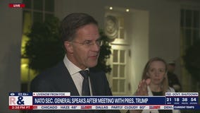 NATO sec. general speaks after meeting with Trump