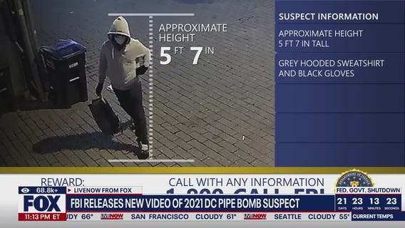 FBI releases new pipe bomb suspect video from 2021