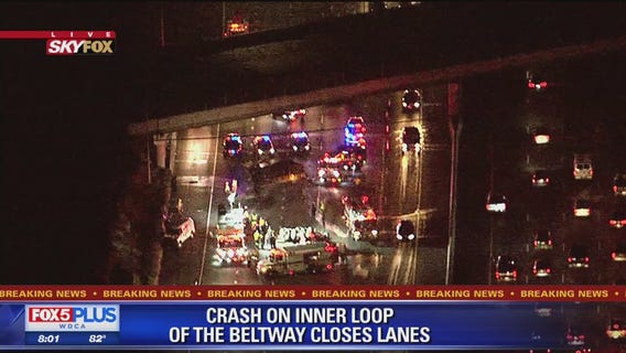 Serious crash on Beltway in Prince George's County