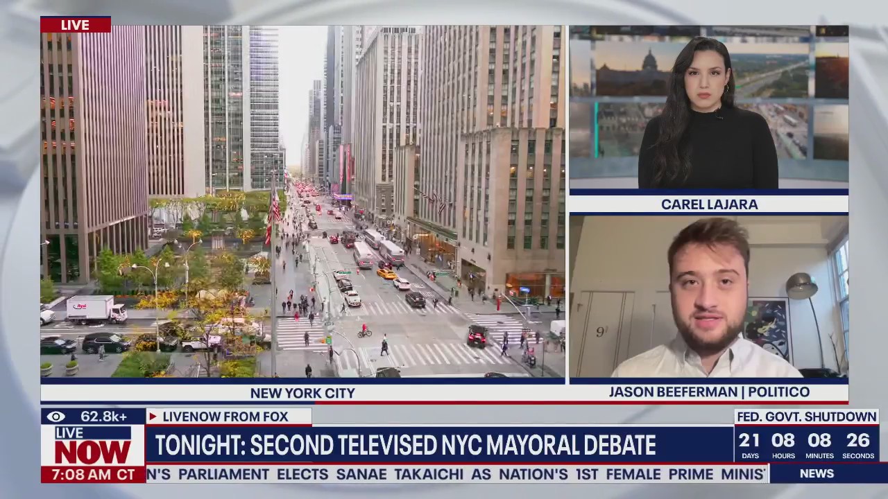 Tonight: second televised NYC mayoral debate