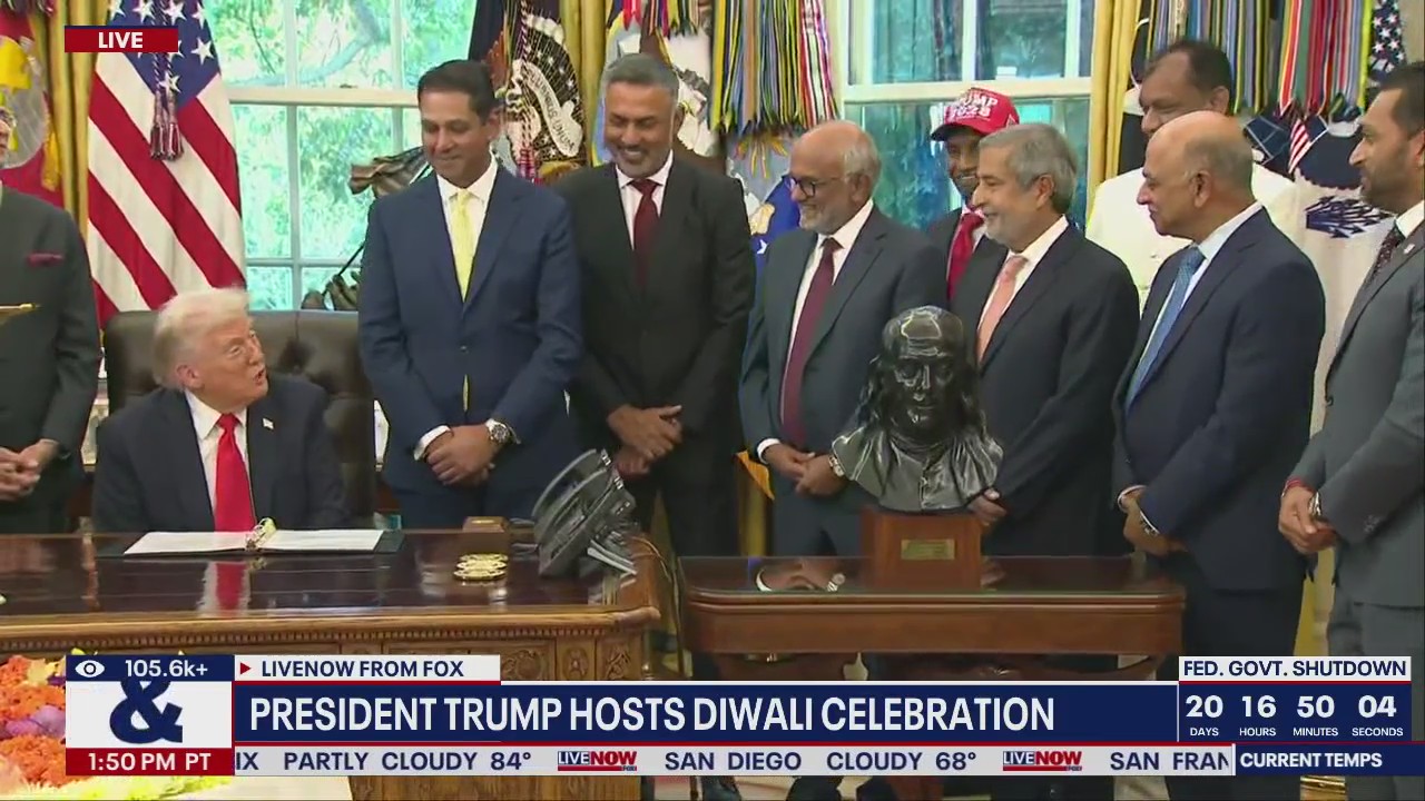 President Trump hosts Diwali celebration