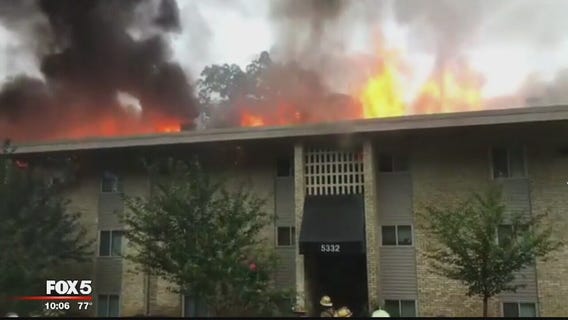 More than 130 residents displaced after Lanham apartment complex fire