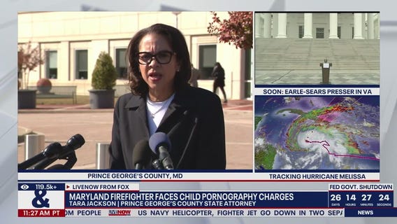 Maryland firefighter faces child porn charges