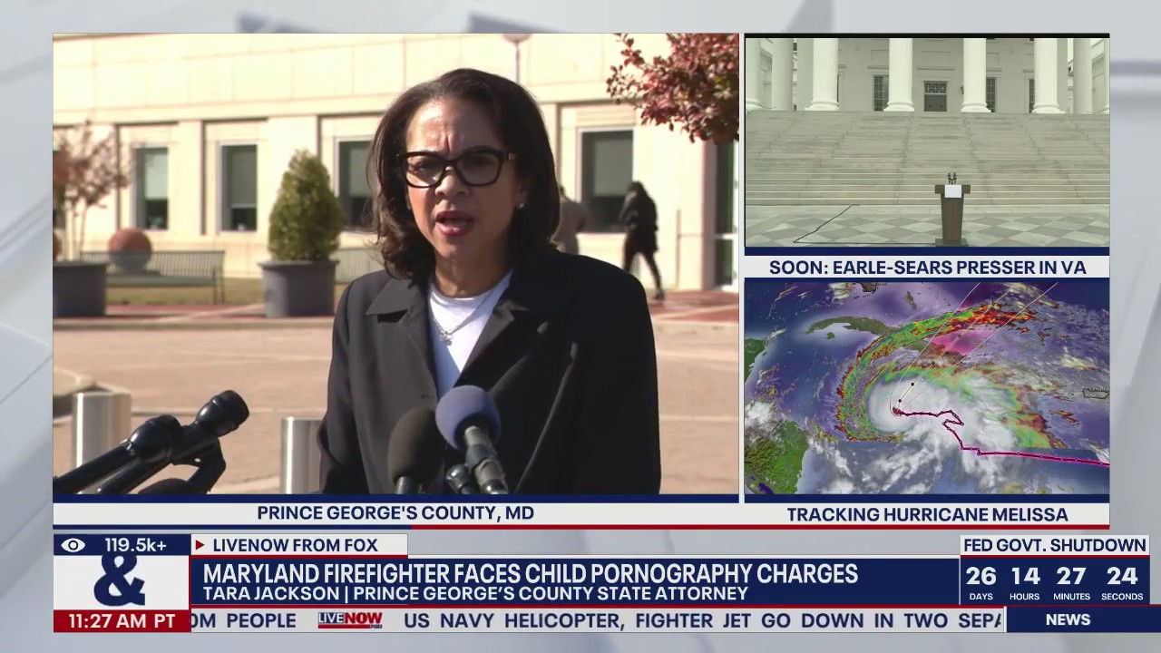 Maryland firefighter faces child porn charges