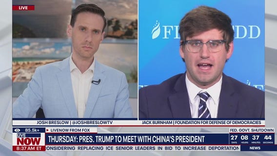 Thursday: Trump meets with China's President