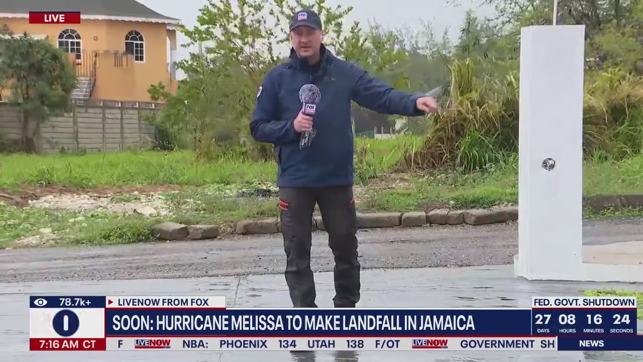FOX Weather's Robert Ray reports from Jamaica