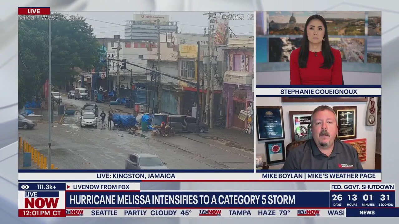 Jamaica braces for impacts from Hurricane Melissa