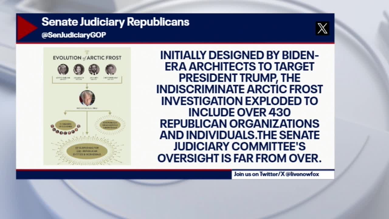 Sen. Johnson (R-WI) on Arctic Frost probe