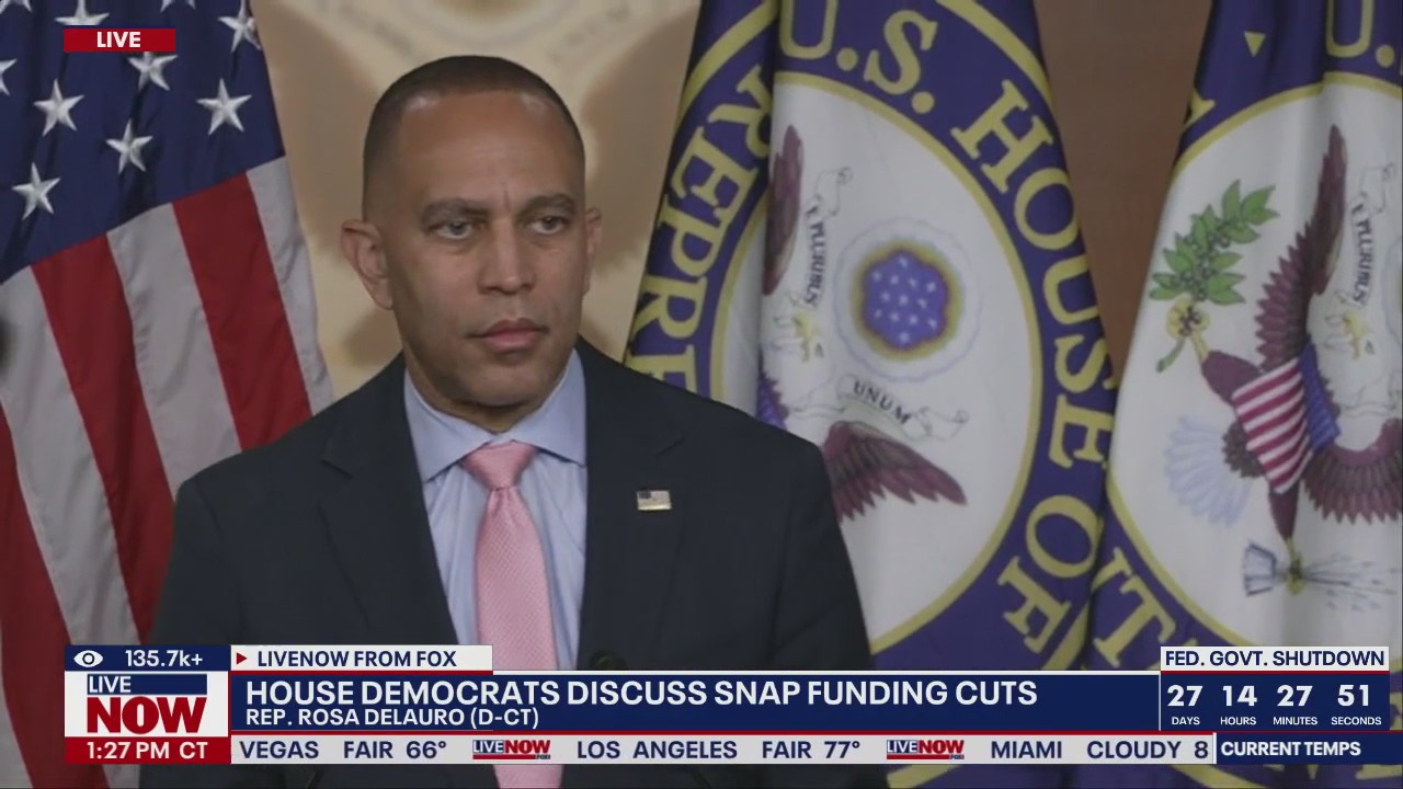 Hakeem Jeffries and House Dems discuss SNAP benefits