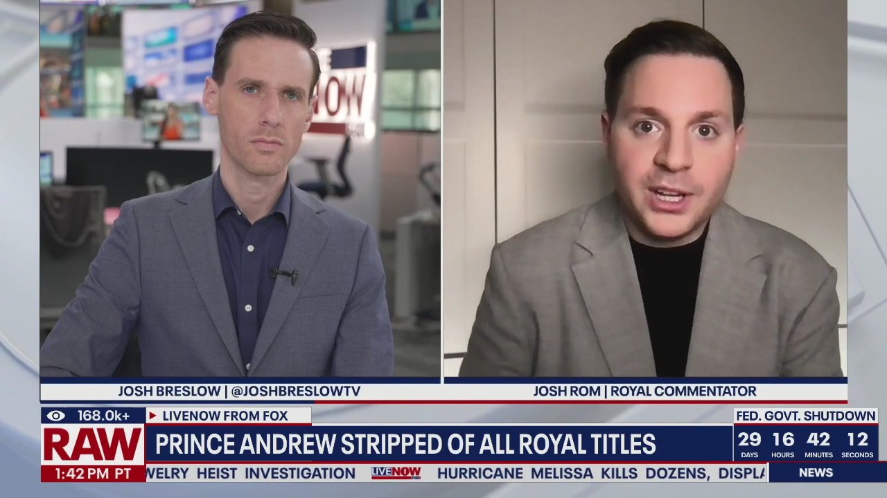 King Charles strips Prince Andrew of titles