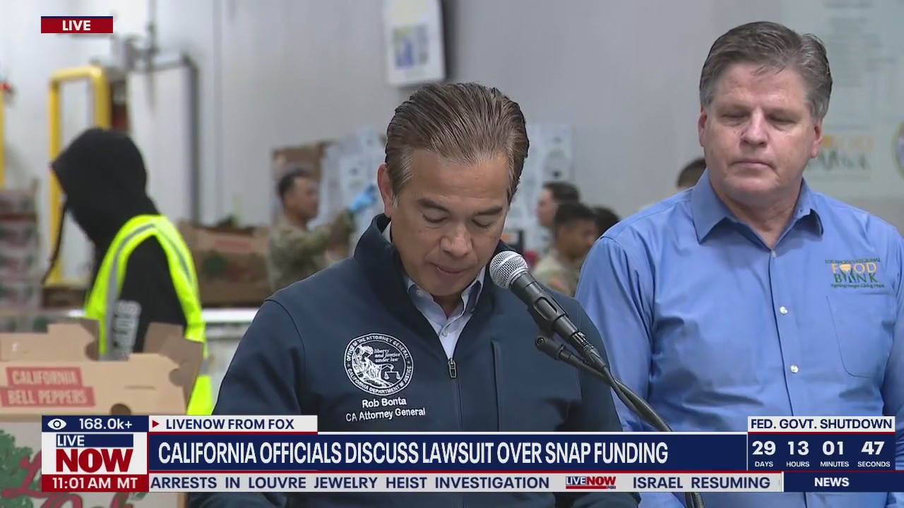 CA Officials discuss lawsuit over SNAP funding