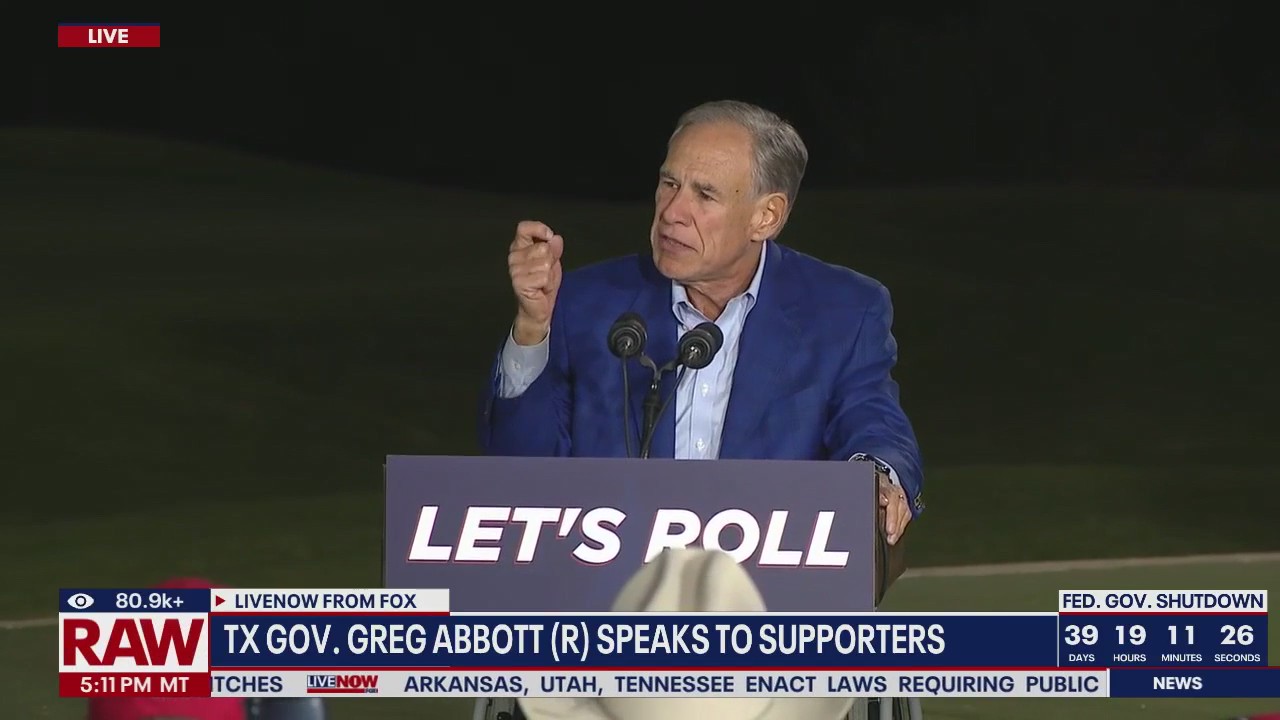 TX Gov. Abbott announces reelection bid