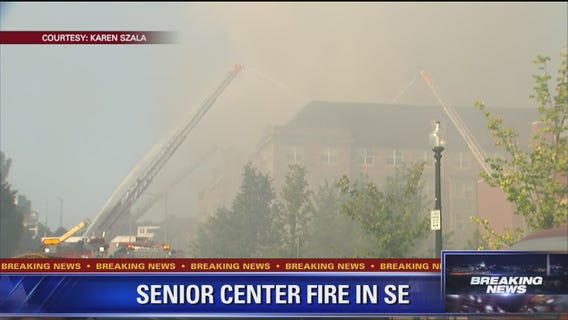 Senior center fire in Southeast DC