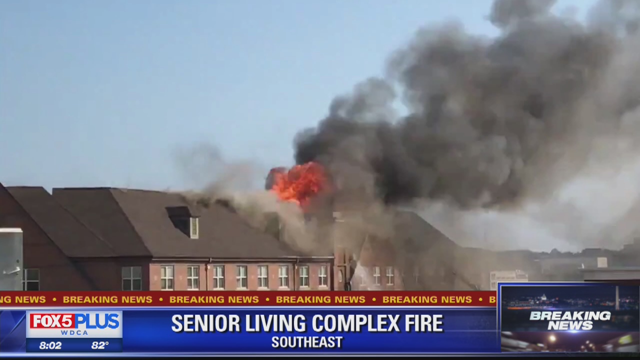 Fire at senior living apartment building confined, officials say | FOX 5 DC