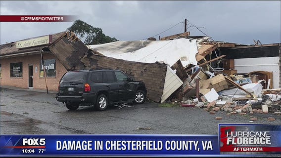 1 dead in Richmond area after apparent tornado from remnants of Florence