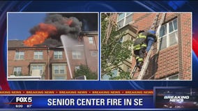 4 hospitalized after fire at Southeast DC senior housing apartment building
