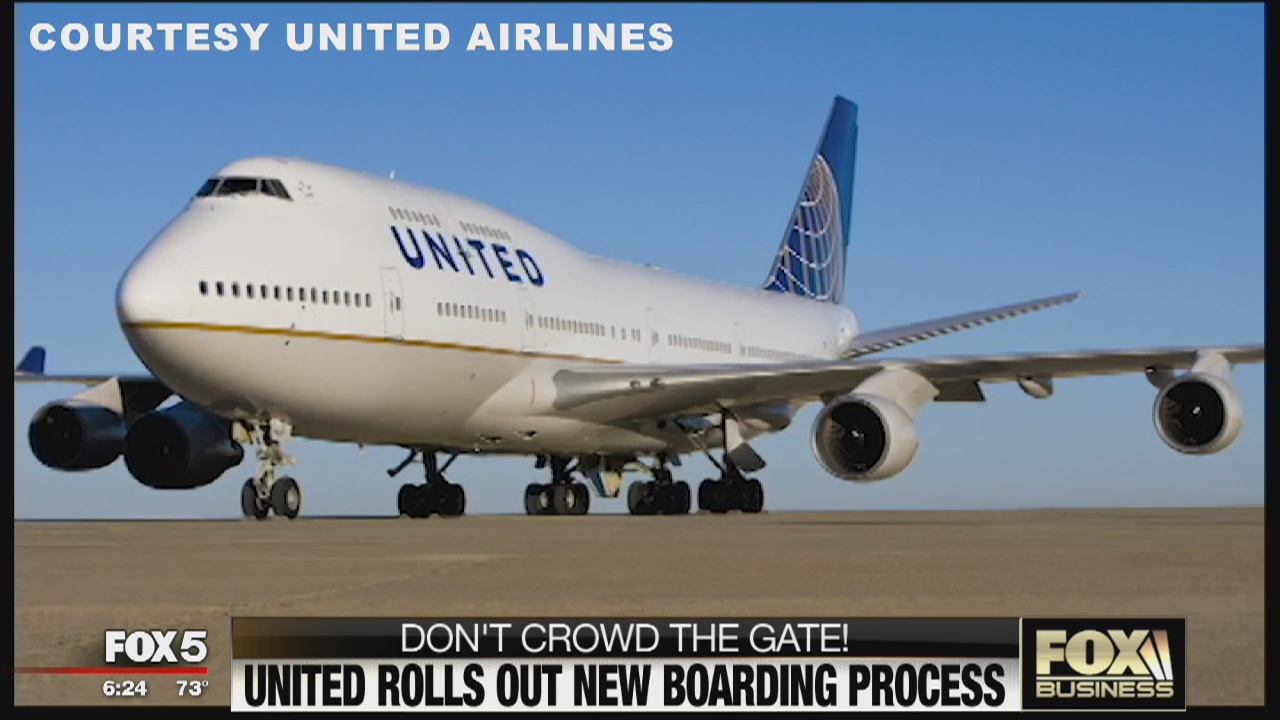 Business Beat: United Airlines rolls out new boarding process