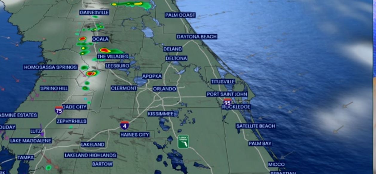 Central Florida can expect a cloudy night
