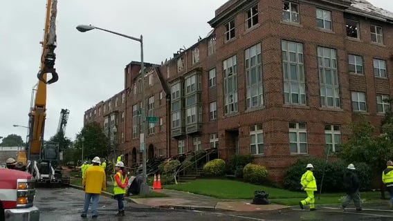 Crews investigate after man pulled from rubble of Wednesday Navy Yard fire