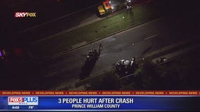 3 injured after serious crash in Prince William County