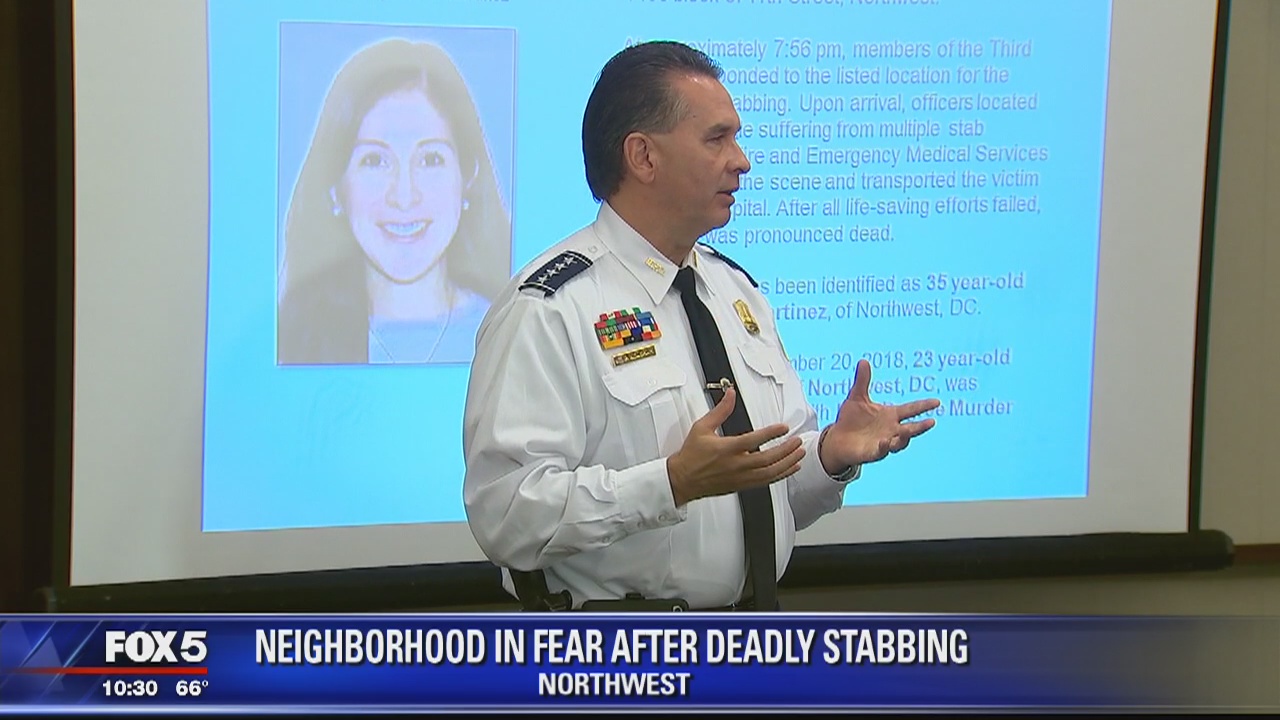 DC police chief addresses residents at safety meeting following deadly Logan Circle stabbing