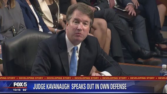 Kavanaugh says he won't let 'false accusations' push him out