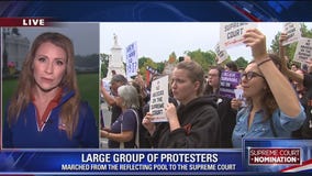 Protesters, supporters speak out on Kavanaugh, Blasey Ford hearings