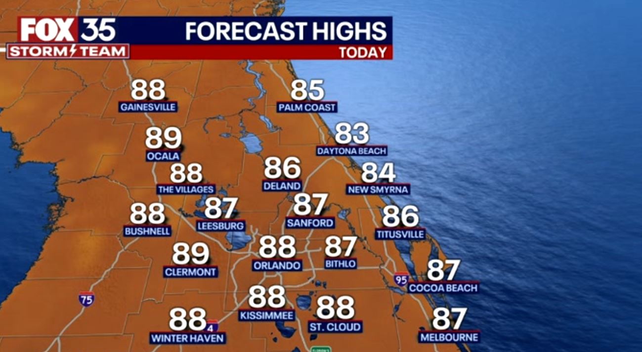 Orlando weather: Will it rain on Friday?