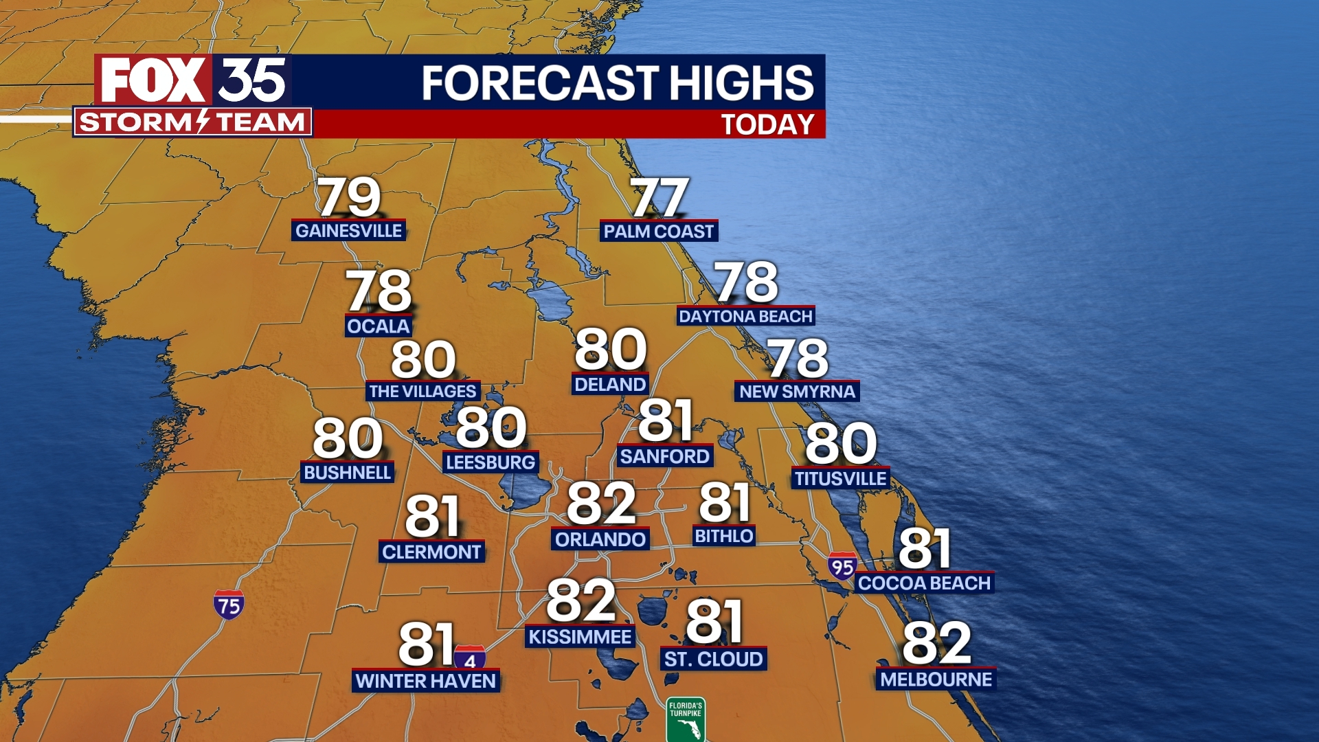 Orlando Weather Forecast: October 19, 2023