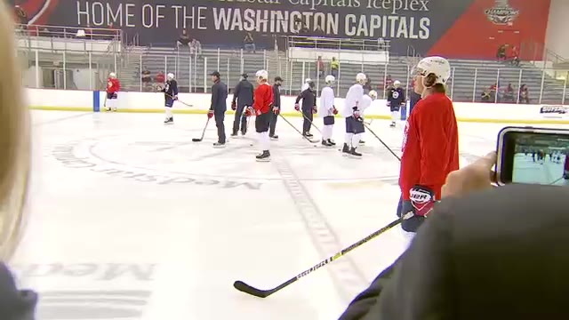 Caps prepare for new season, get ready to raise Stanley Cup Champs Banner