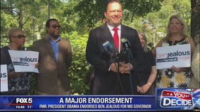 Former President Obama endorses Ben Jealous for governor of Maryland