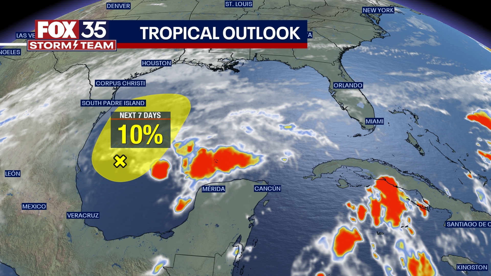 Gulf system could bring rain to Florida