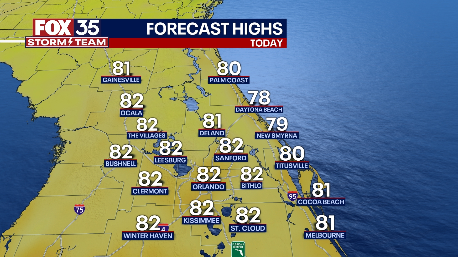 Orlando Weather Forecast: October 19, 2023