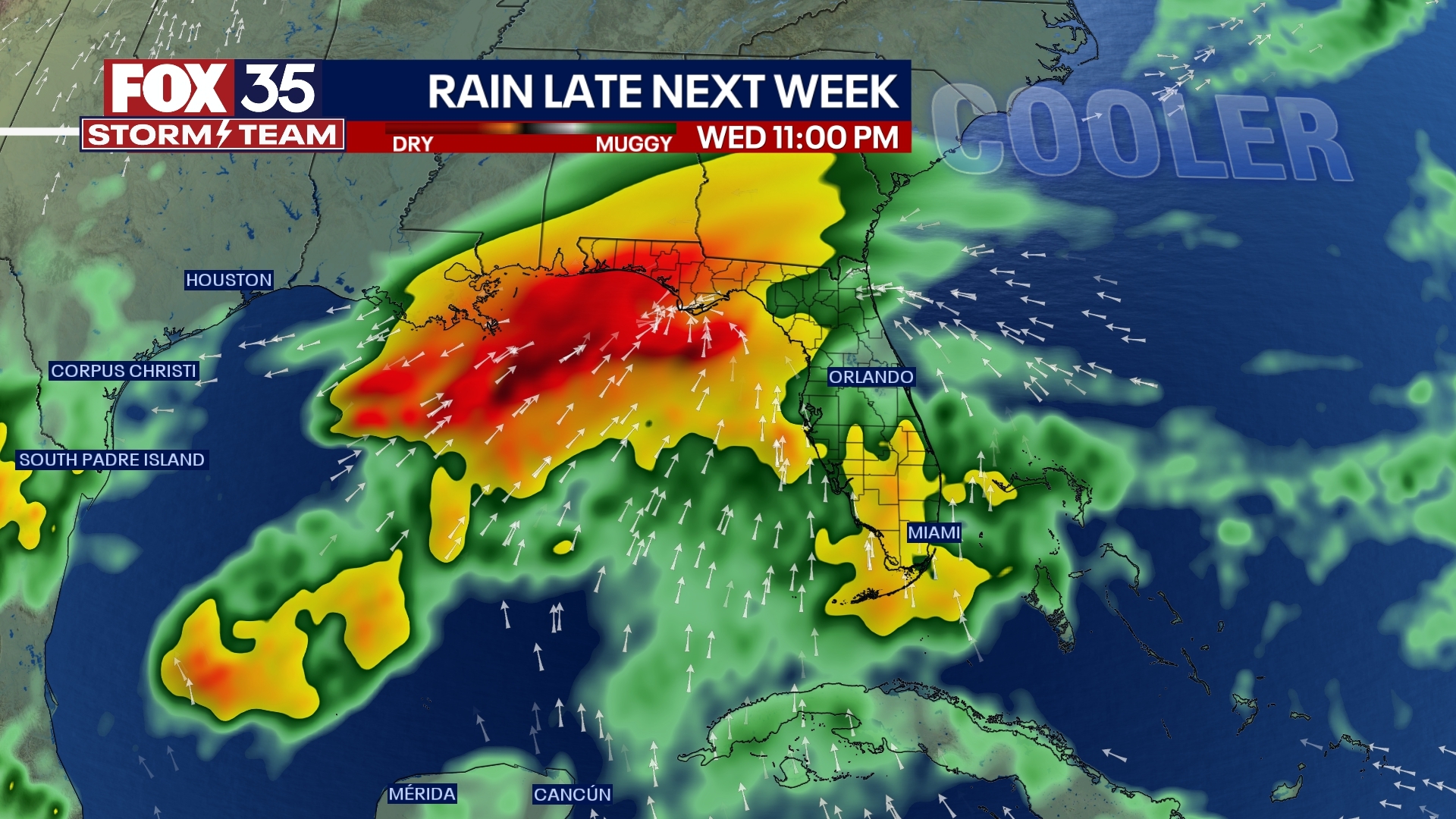 Orlando Weather Forecast: Rain is on the way