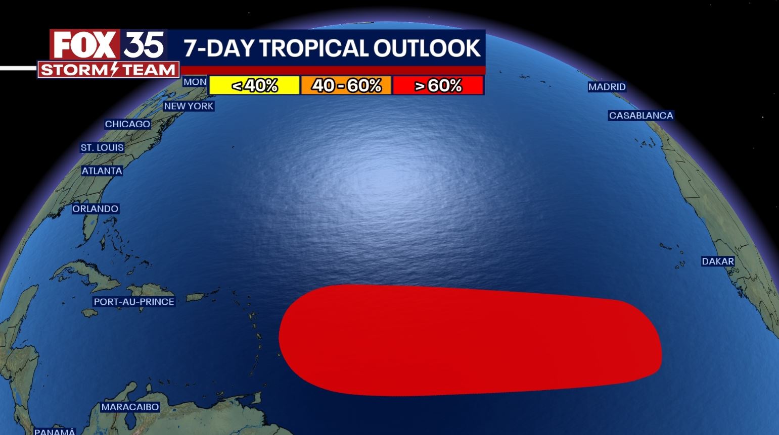 Tracking the Tropics: Tropical Storm Sean is weakening in the middle of ...