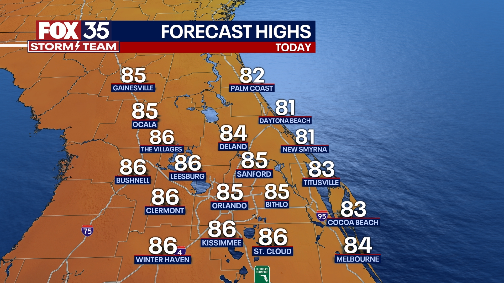 Orlando Weather Forecast: October 23, 2023