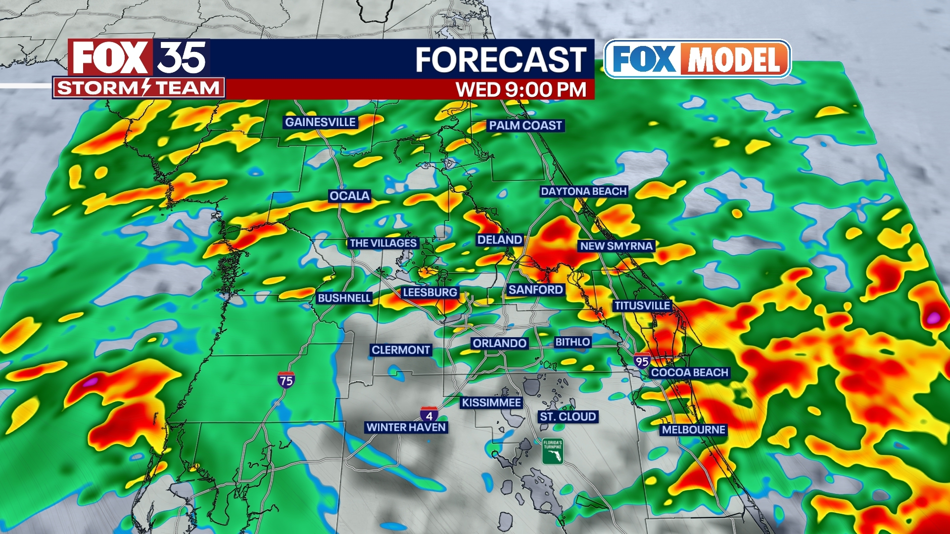 FOX 35 Storm Alert Day in Central Florida