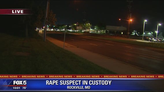 Suspect in custody in Rockville rape case, Montgomery County police say