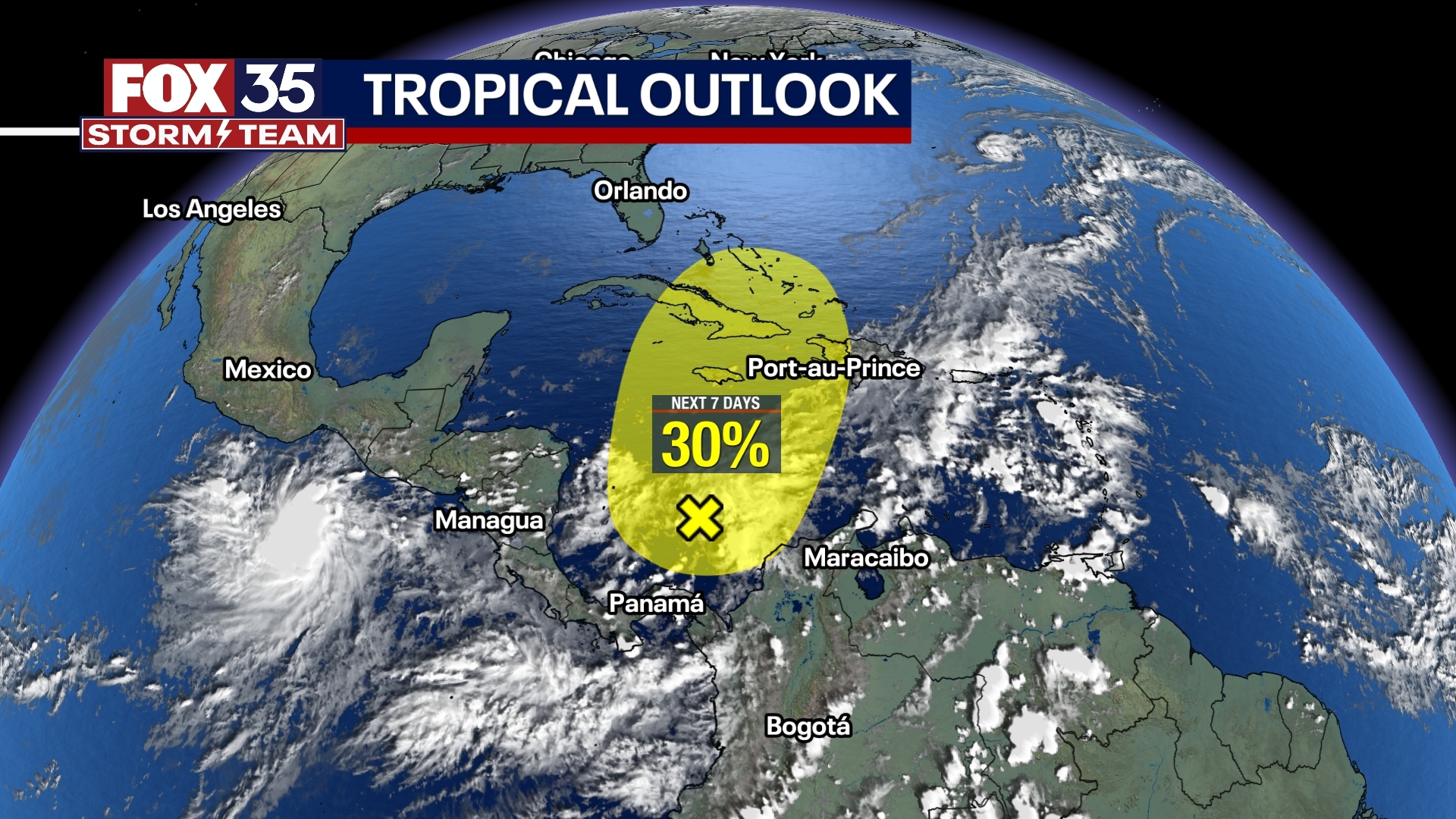 New disturbance being watched in Caribbean
