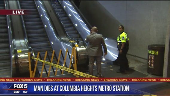 Officials: Man in a wheelchair dies after tumbling down Metro escalator